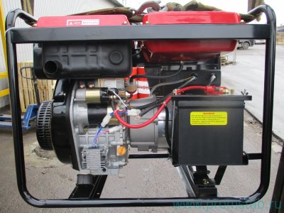 Дизель генератор 5 кВт АМПЕРОС LDG 6000CLE с автозапуском